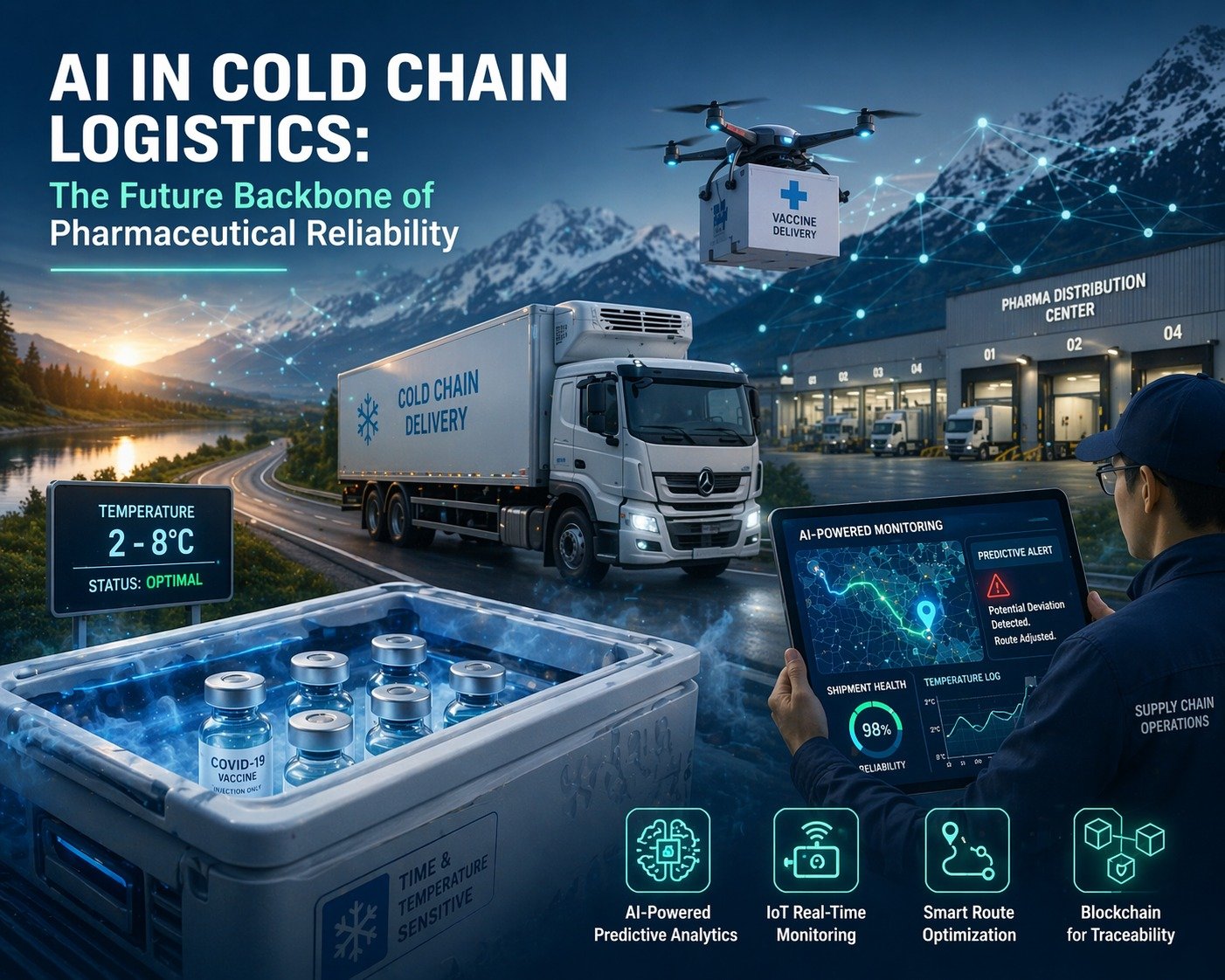 AI in Cold Chain Logistics for Pharma Reliability
